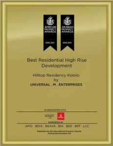 BEST RESIDNETIAL HIGH RISE DEVELOPMENT